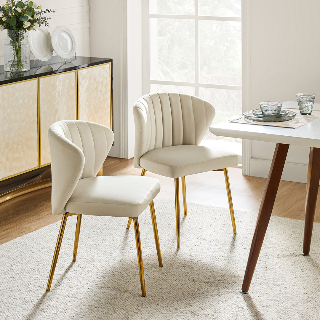 Euclid Modern Tufted Velvet Wingback Dining Chair